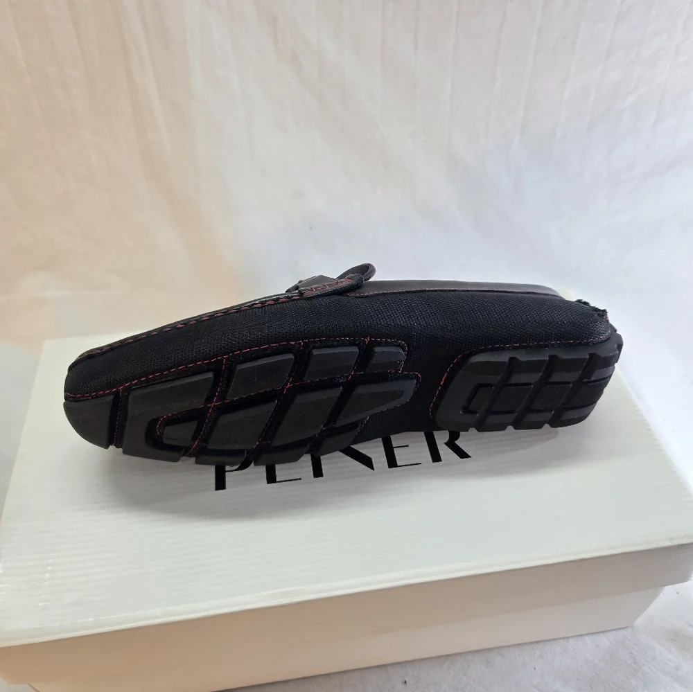 Donald Pliner Men's Size 9 Black Donnien Nylon Bit Loafer New